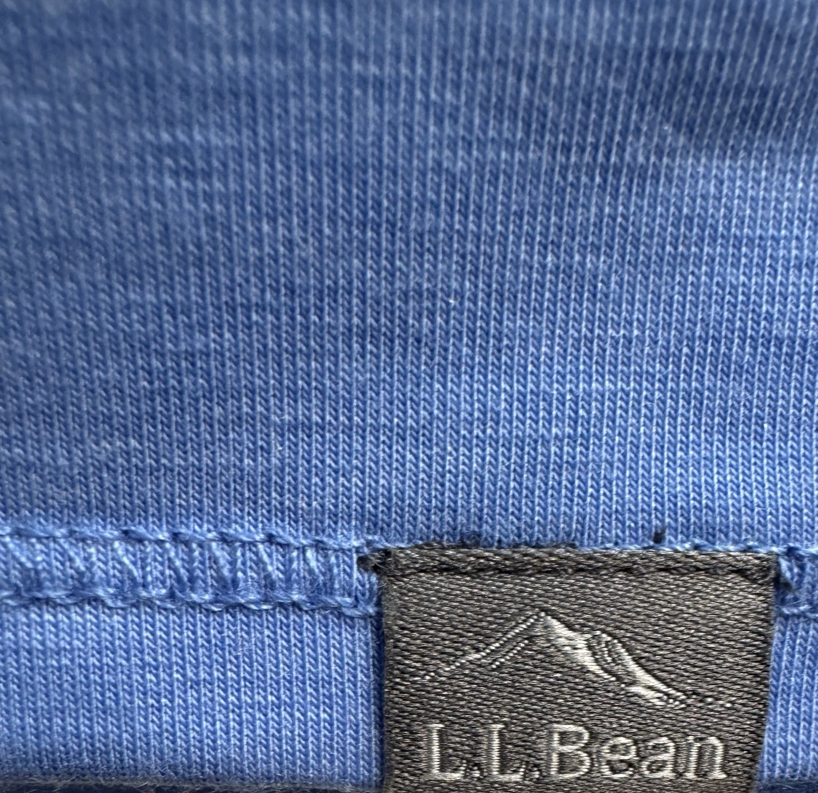 LL BEAN Blue Seaboard Everyday Sun Smart Lifestyle Tee UPF 50 Stretch (PM) NWOT