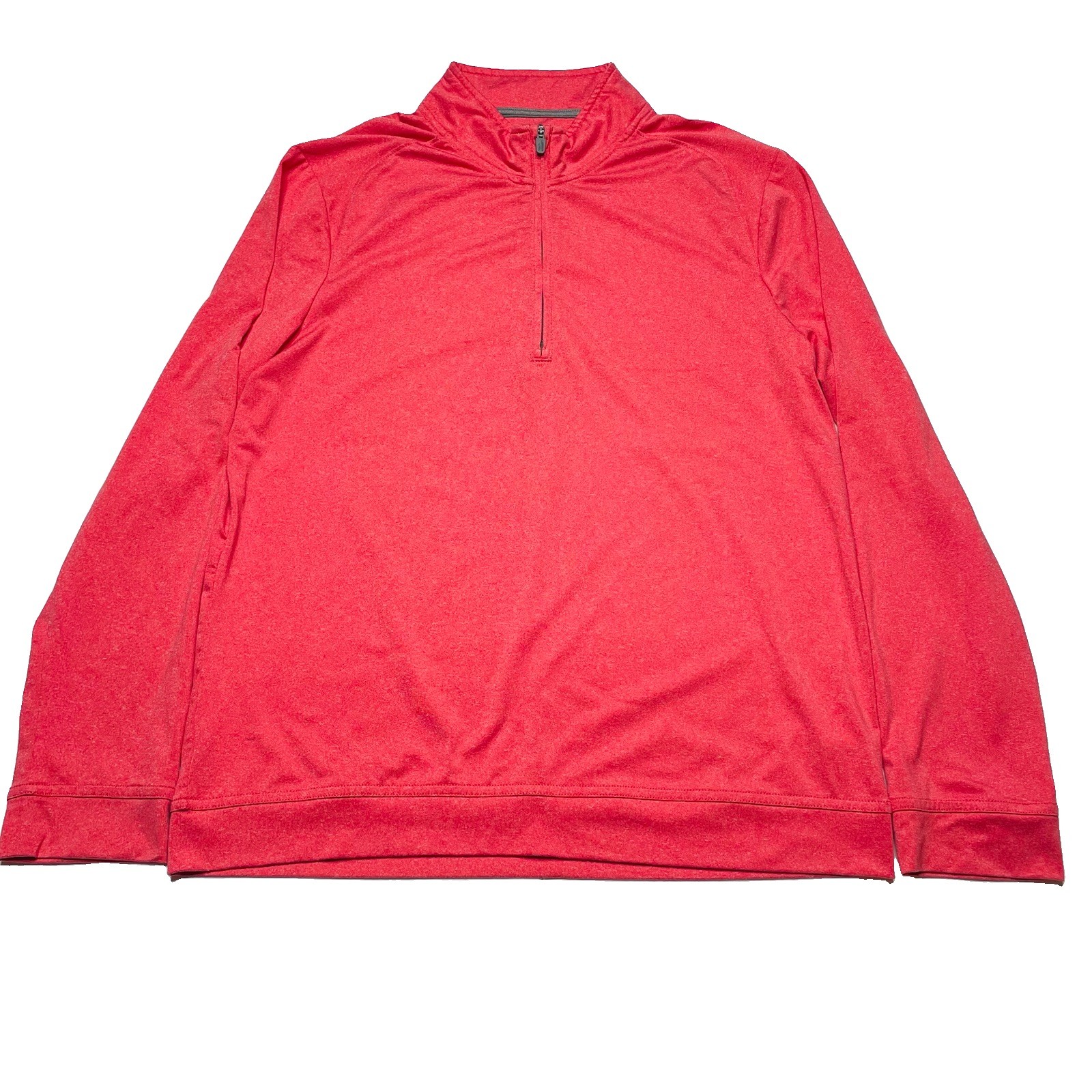 Johnnie-O 1/4 Zip Women’s 14 Long Sleeve Golf Pullover Shirt Heather Pink