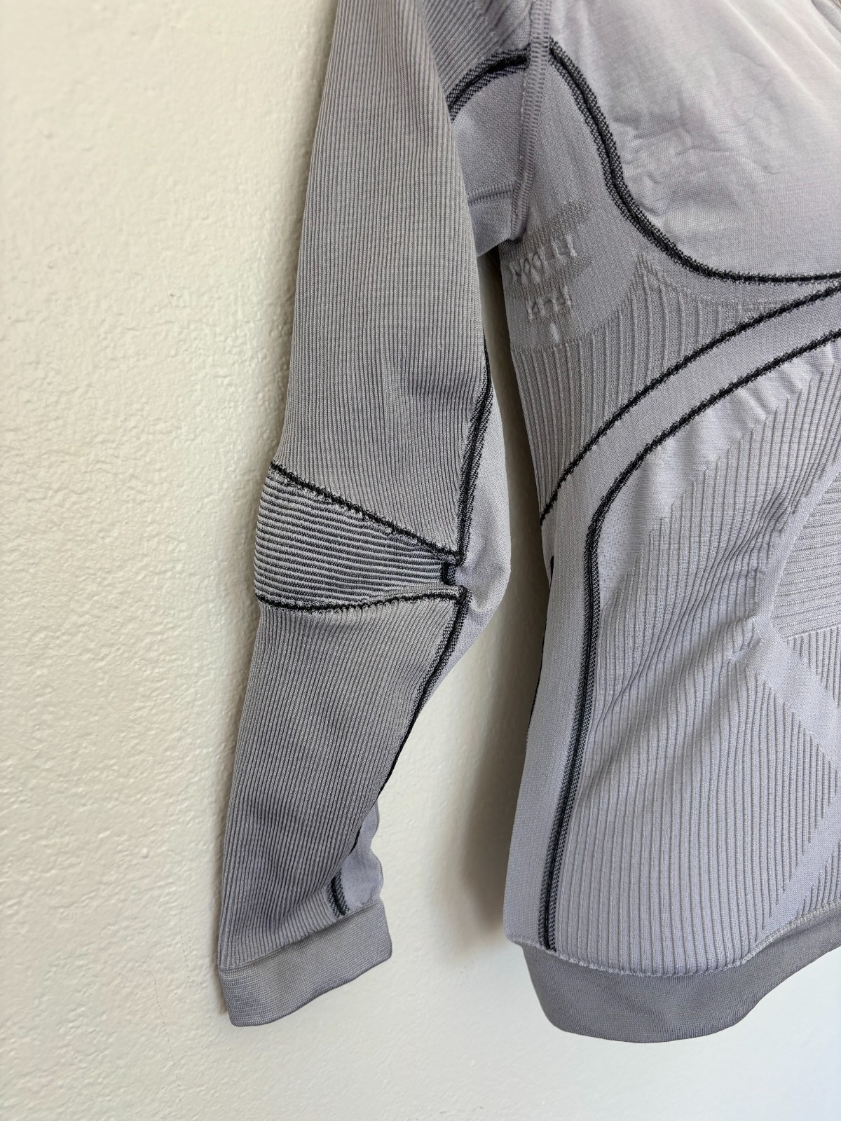 X Bionic Shirt Womens Small Medium Gray Compression Ski Base Layer Thermal