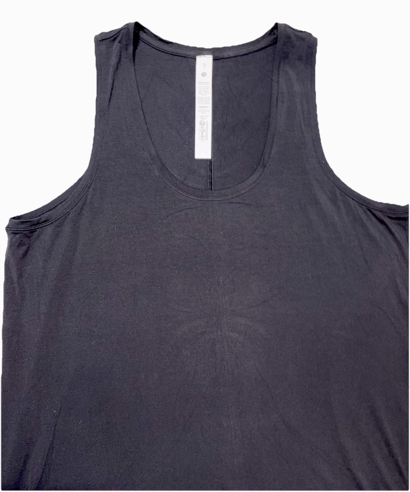 NWT🎀LULULEMON🎀XLARGE🎀MODAL SILK SIDE SPLIT TANK🎀4-WAY STRETCH🎀BLACK $58