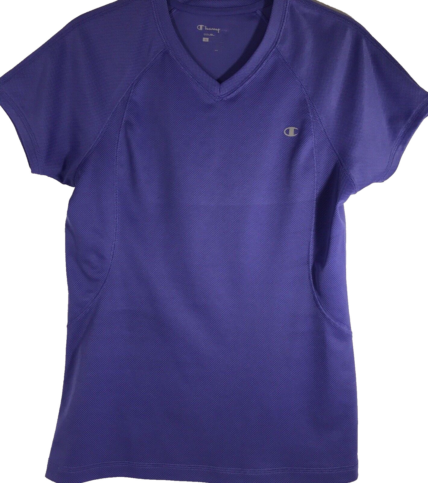 Champion Double Dry Purple Yoga Athletic Running Workout Shirt Women’s Sz S