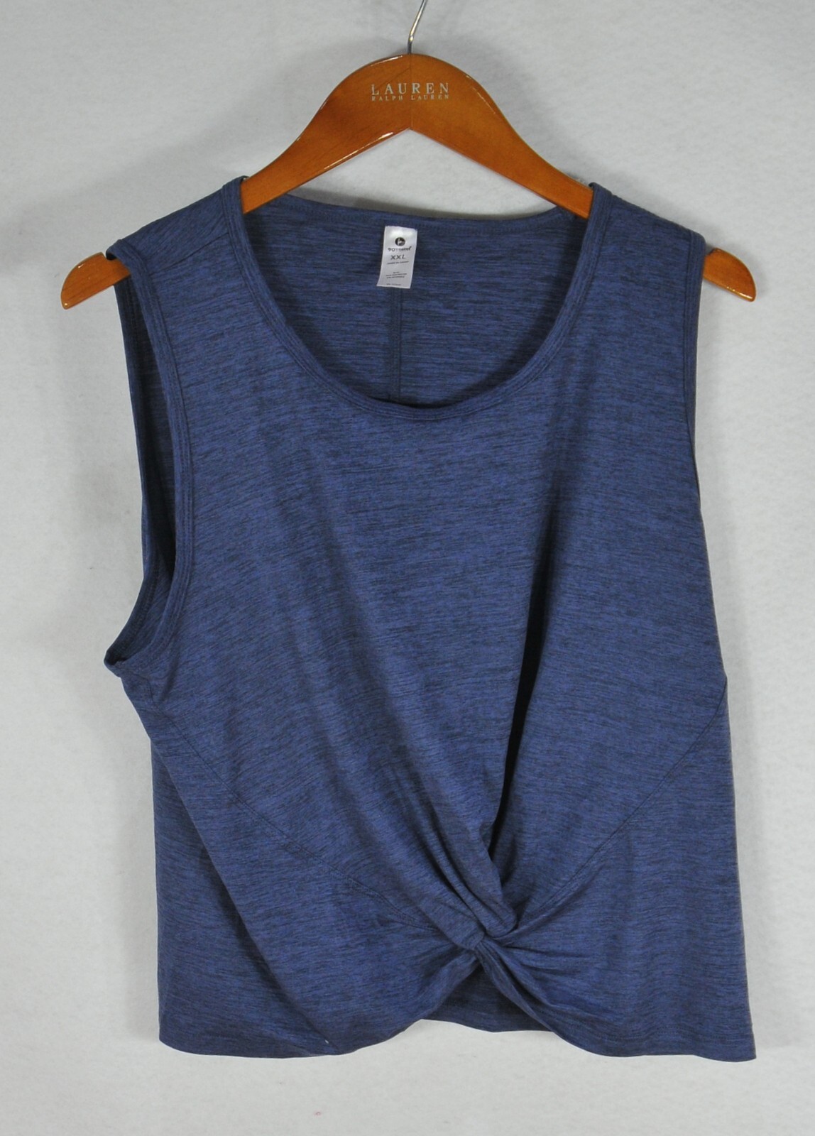 90 degree by reflex Tie front Tank 2XL Sleeveless NWOT