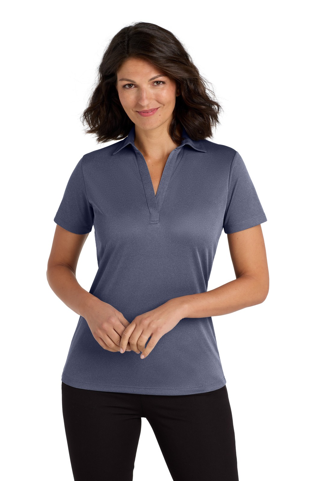 Port Authority Women’s Heathered Silk Touch Performance Polo LK542