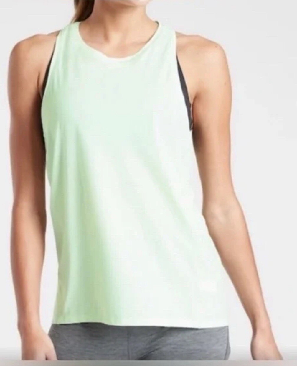 Athleta women’s ultimate training tank in neon yellow green plus size 3X NEW
