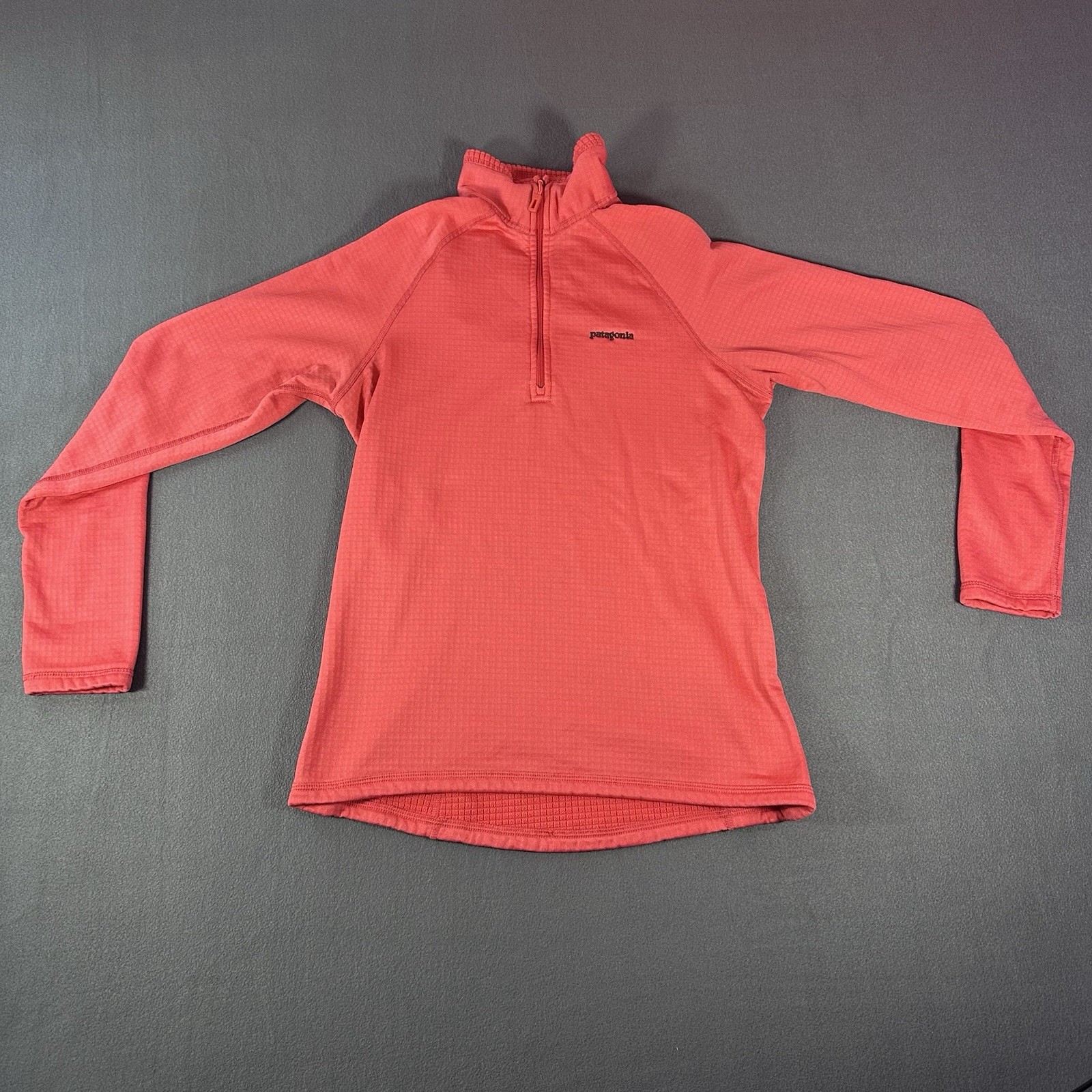 Patagonia R1 Pullover Women’s Small Raspberry Polartec 1/4 Zip Jacket #RN51884