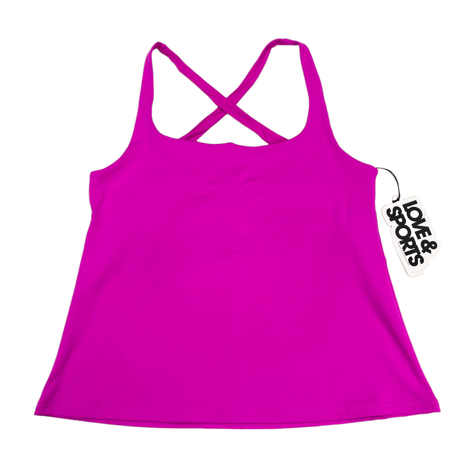 Love & Sports Womens Size XXL 20 Selena Tank Top Magenta NWD