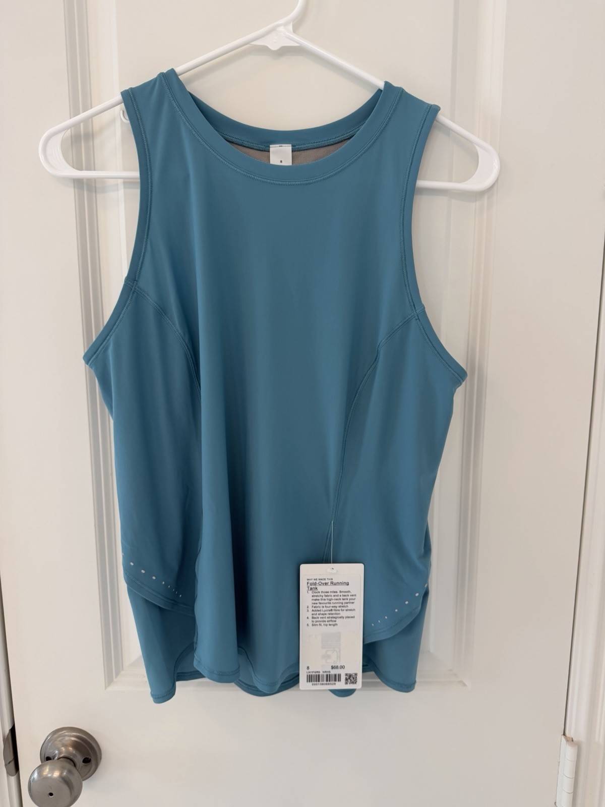 NWT Lululemon Fold Over Running Tank Size 8