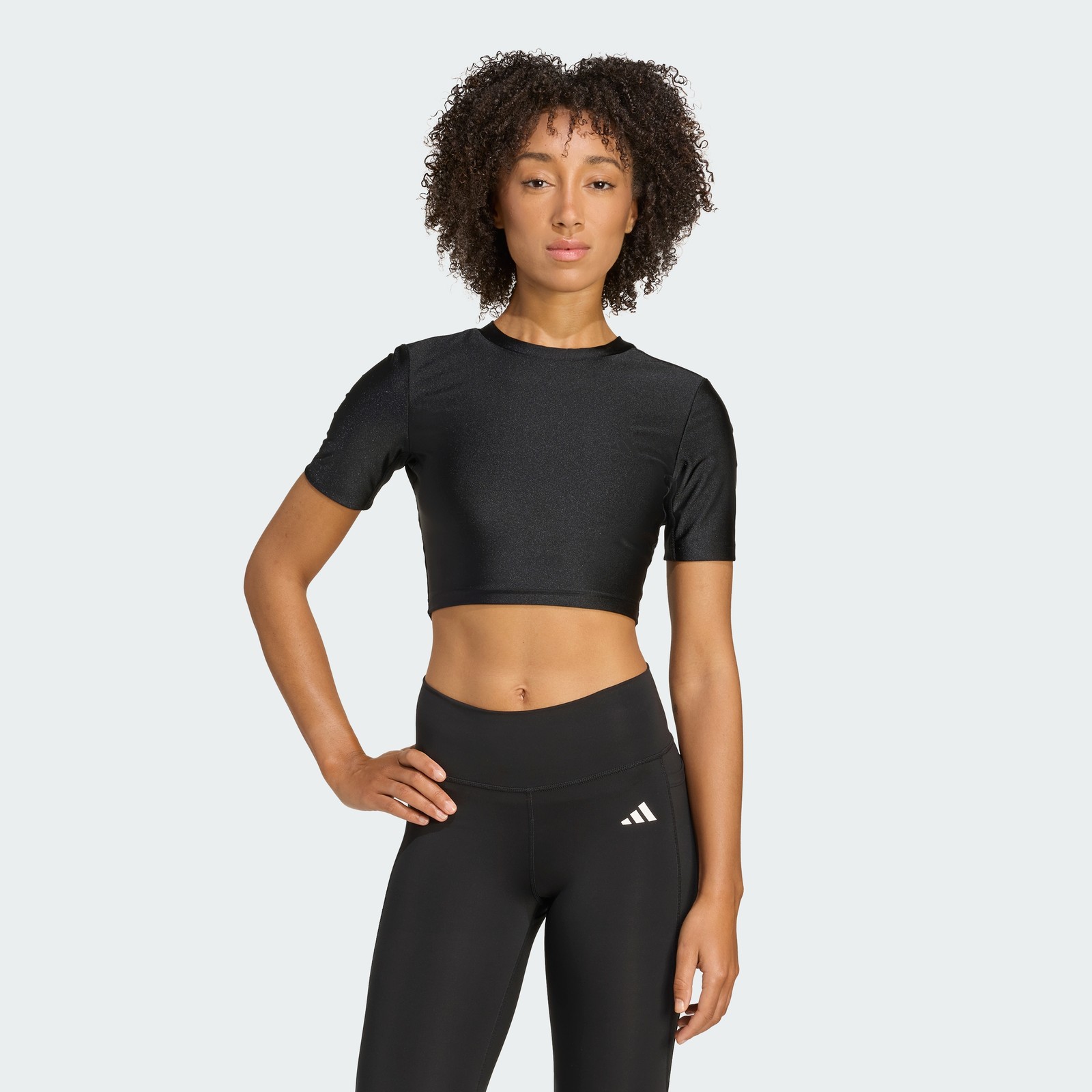 adidas women Workout Essentials Tee Shine