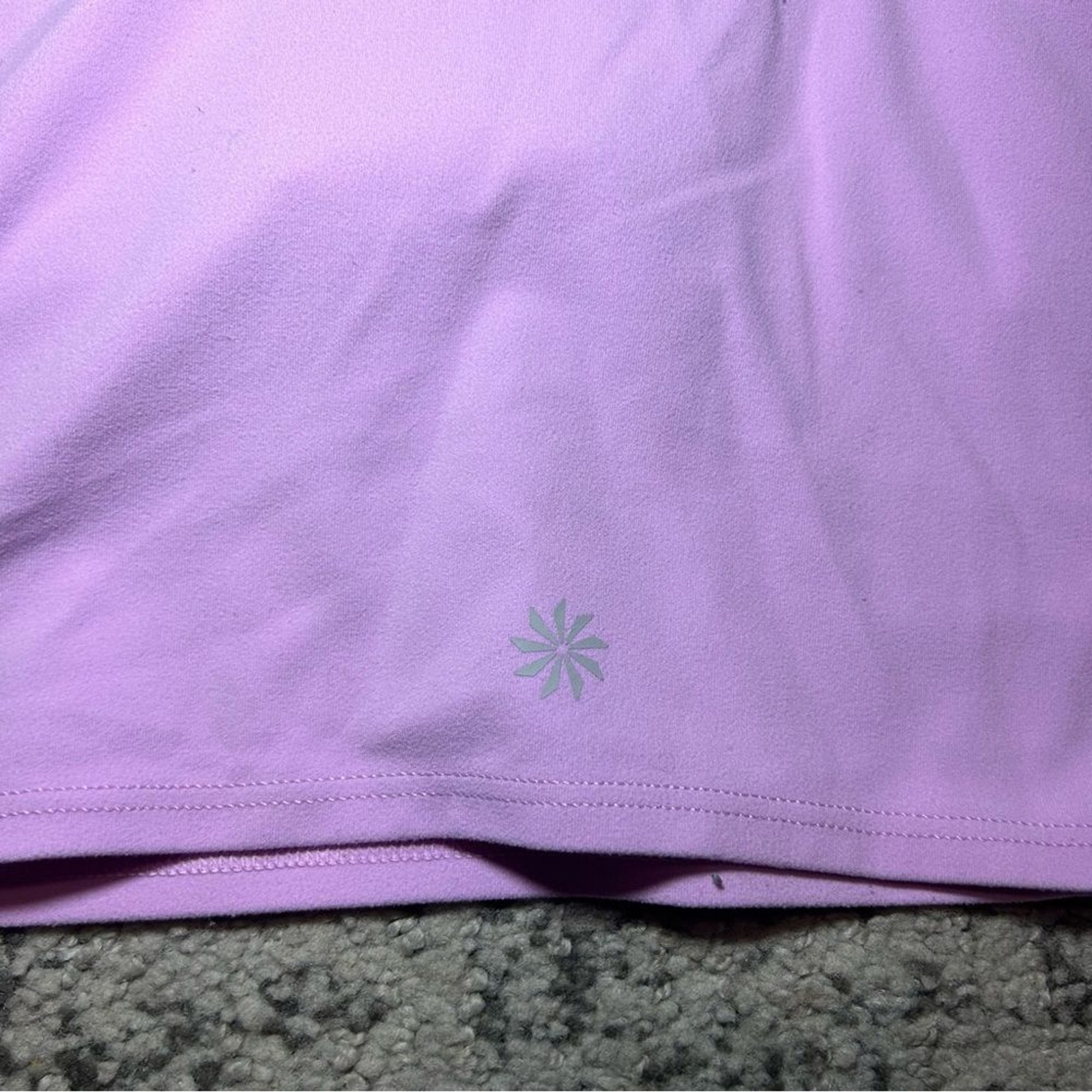 Athleta Opaque Violet Conscious Padded Crop Top Size Small