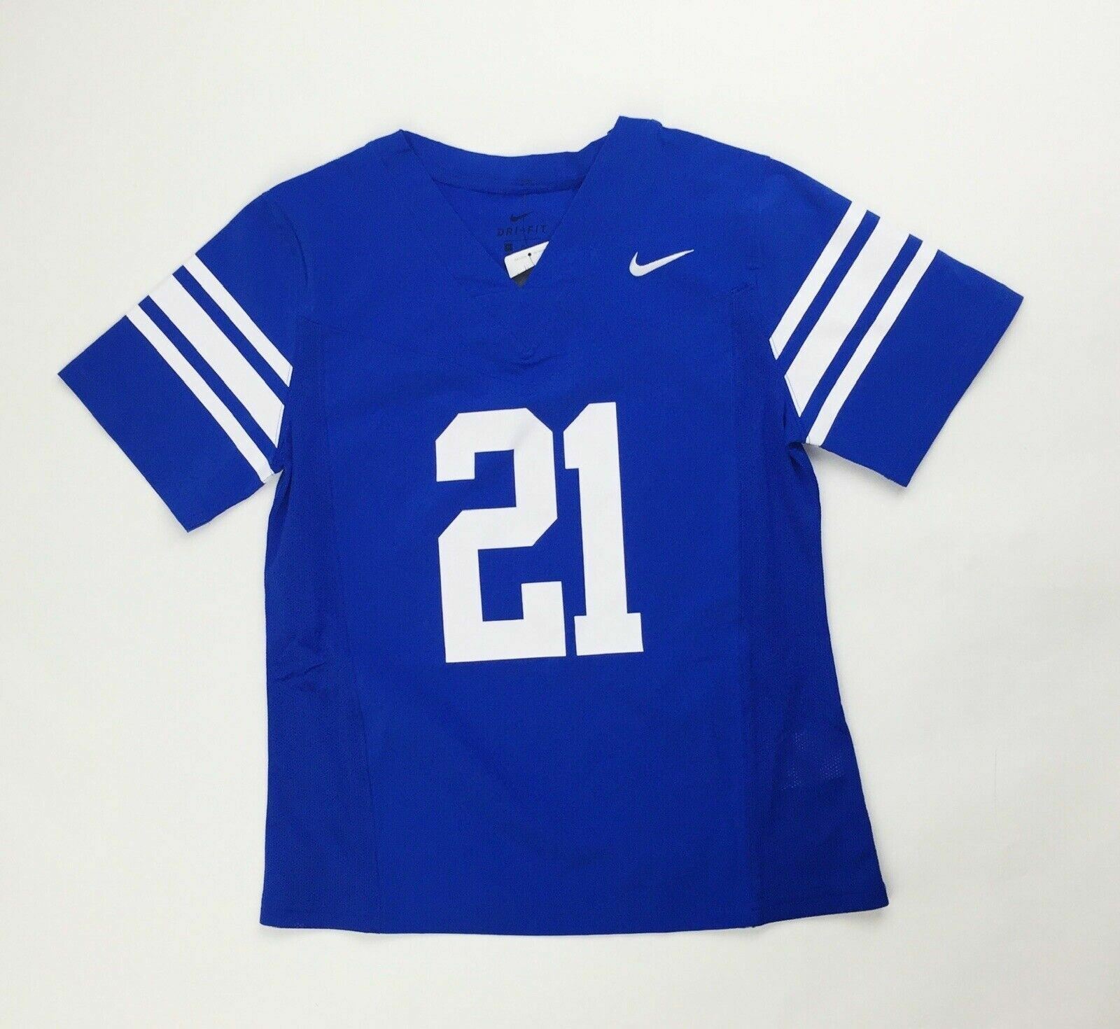 Nike Tigers Stock Vapor Football Jersey Women’s M #21 Royal Blue White CU9975