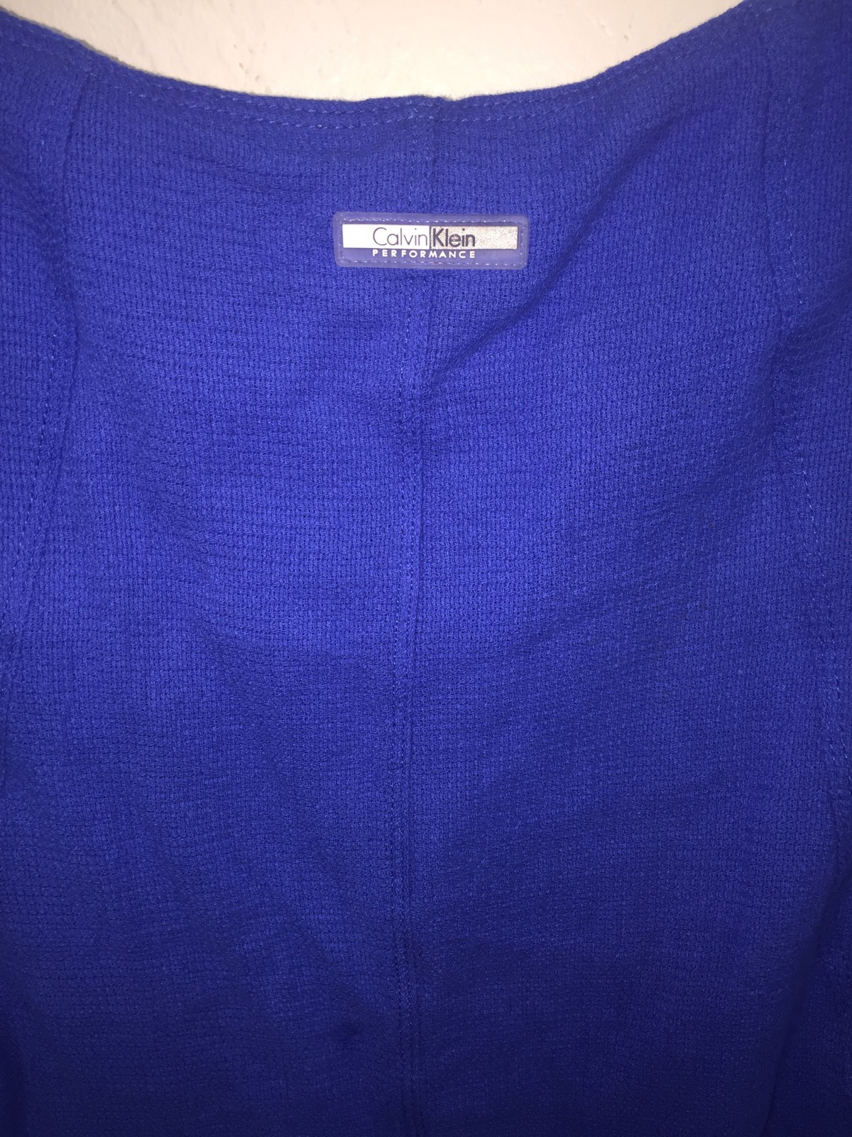 NEW Calvin Klein Performance Quick Dry Layer Top Medium M Blue NWT Tank Tee