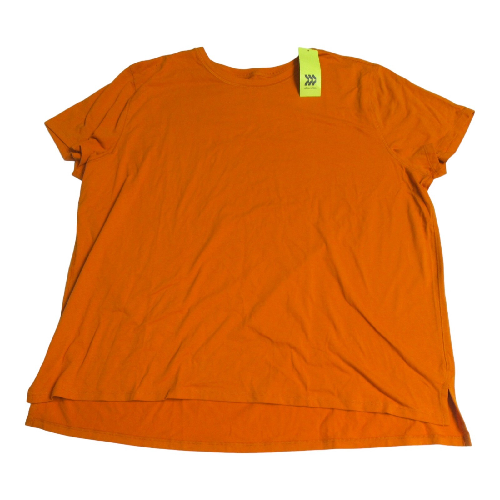 All in Motion Womens Plus Size XXXL Short Sleeve T-Shirt Orange