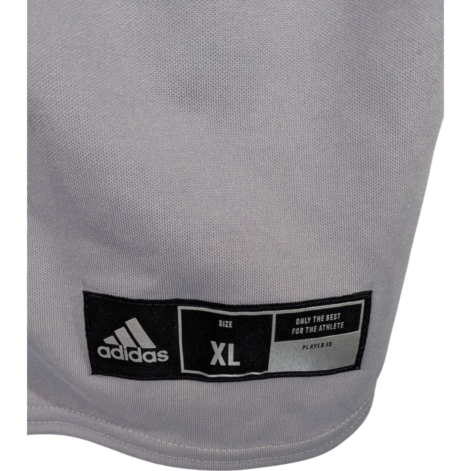 Adidas Baseball Player Game Jersey Softball Mens size XL Gray Pullover Button Up