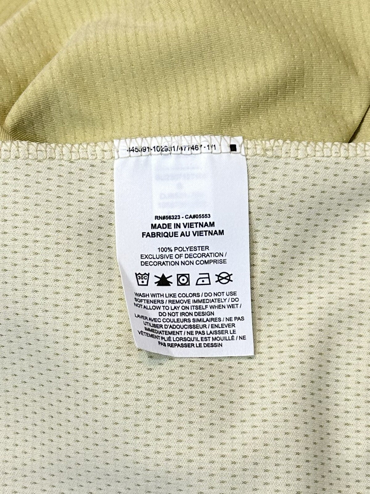 NIKE DRI-FIT Women’s 1/4 Zip DJ8521-784 Yellow with White Swoosh – Size S