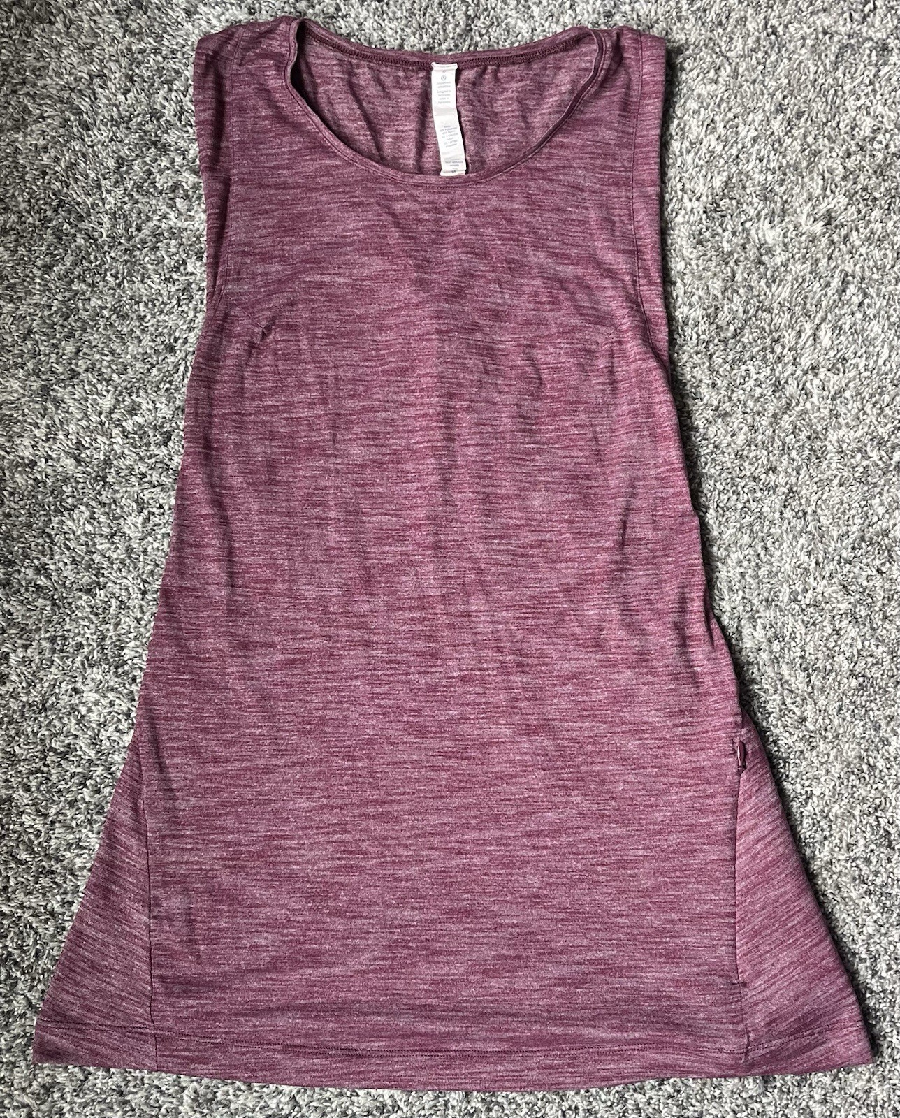Lululemon Women’s Tank Top Shirt Maroon, Size 8, Athletic Fit