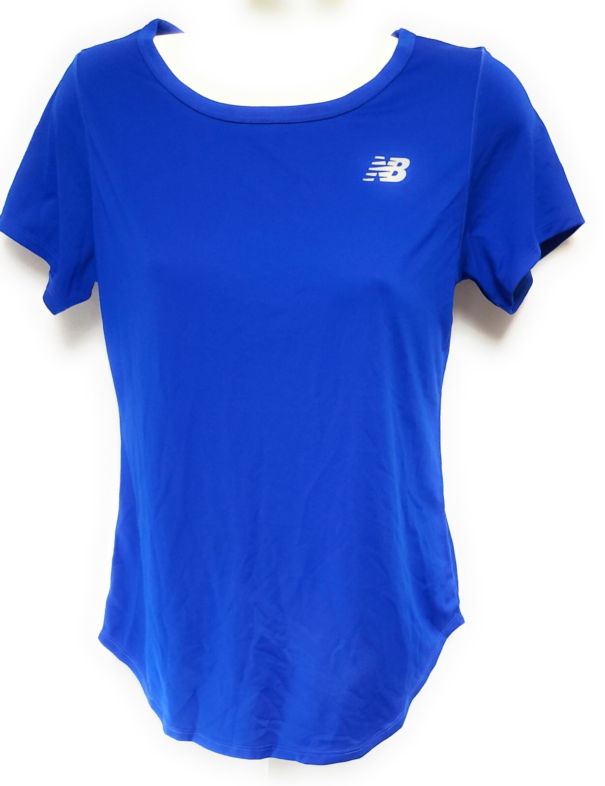 Womens New Balance Accelerate WT91136 UVB Royal Blue NB DRY Short Sleeve Shirt