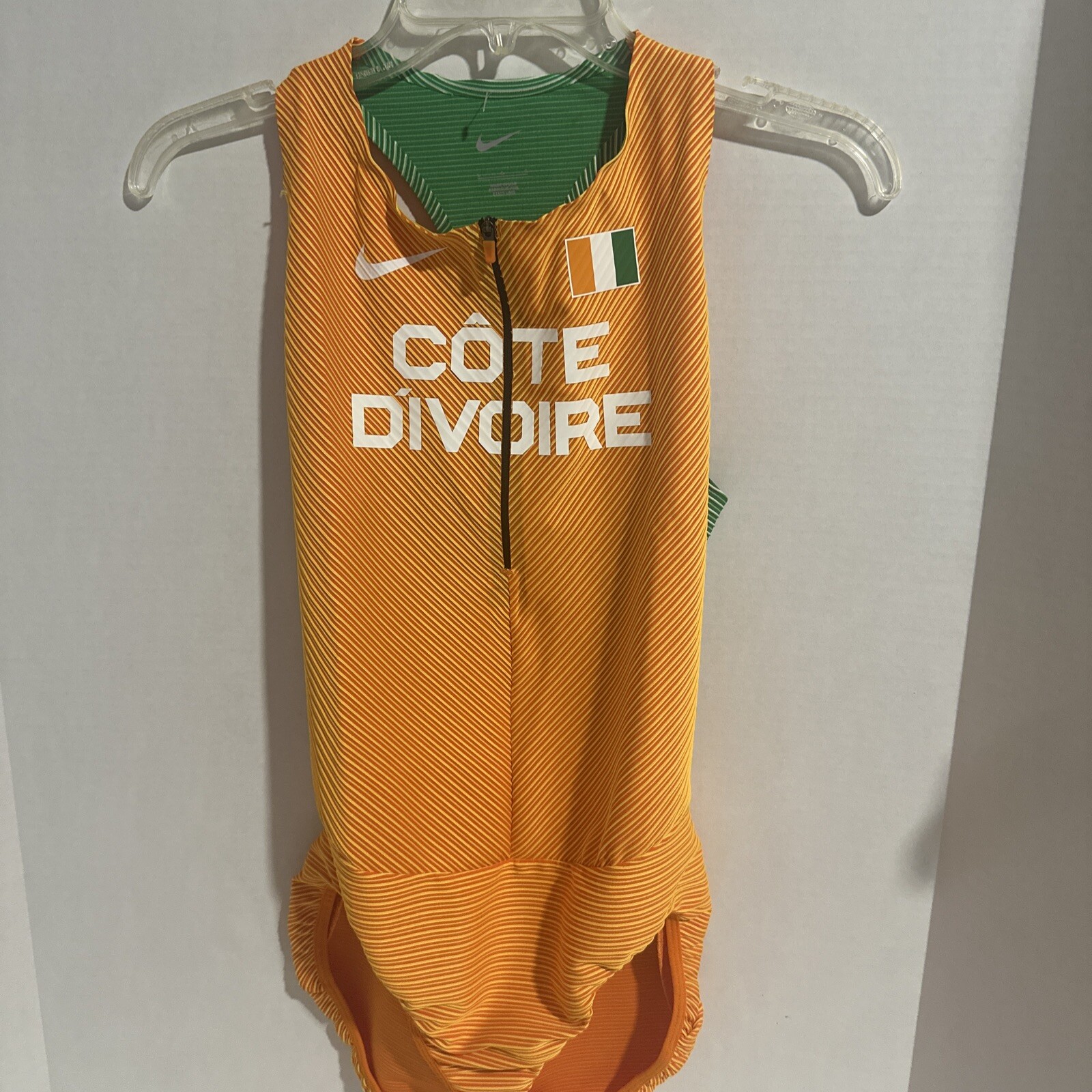 Nike Côte d’Ivoire Ivory Coast Pro Elite Speedsuit Unitard Womens L CI8820-812