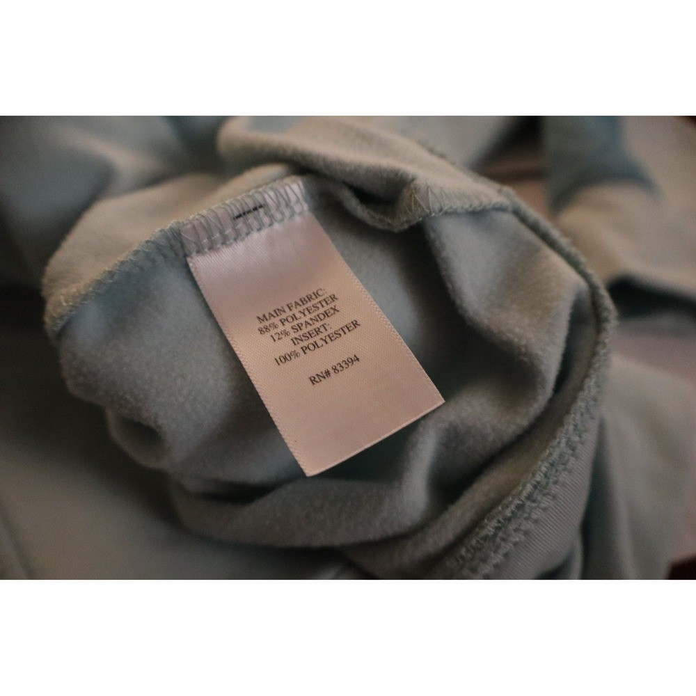 Titin Womens Large Quarter Zip Pullover Mint Green Teal Athletic Cropped Top