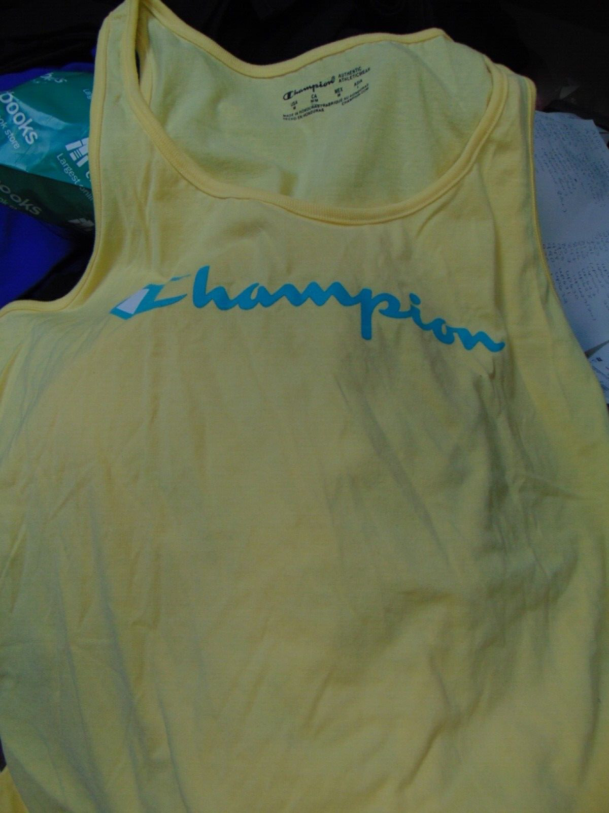 Champion Athletic Tank Women’s Medium Muscle Sleeveless Activewear top shirt y
