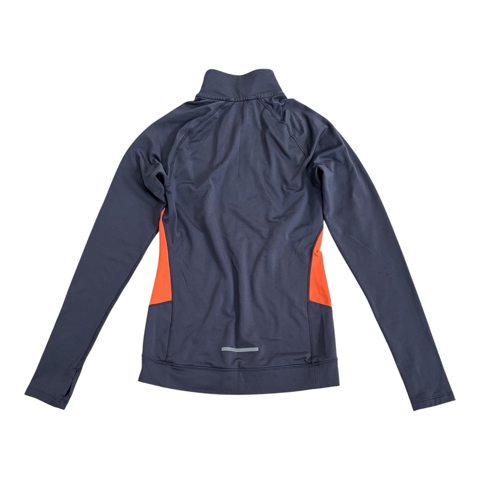 SECOND SKIN Cold Weather Compression 1/4 Zip Top Cycling Running Gray XS $75