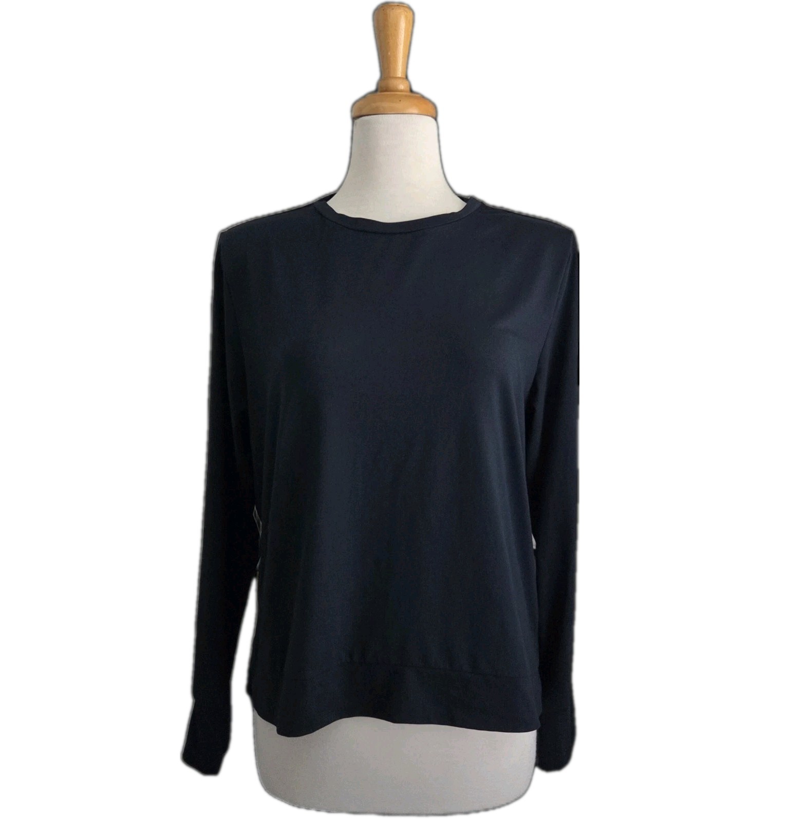 Lukka Lux Blue Long Sleeve Shirt Women’s Size L