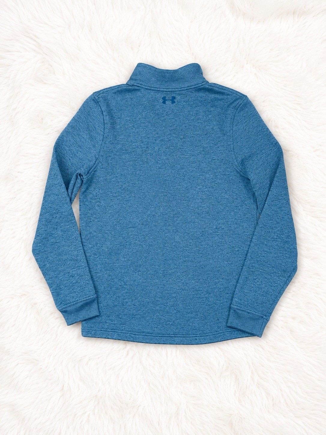 Under Armour ColdGear 1/4 Zip Pullover Women’s Small Blue Loose Fit Athletic