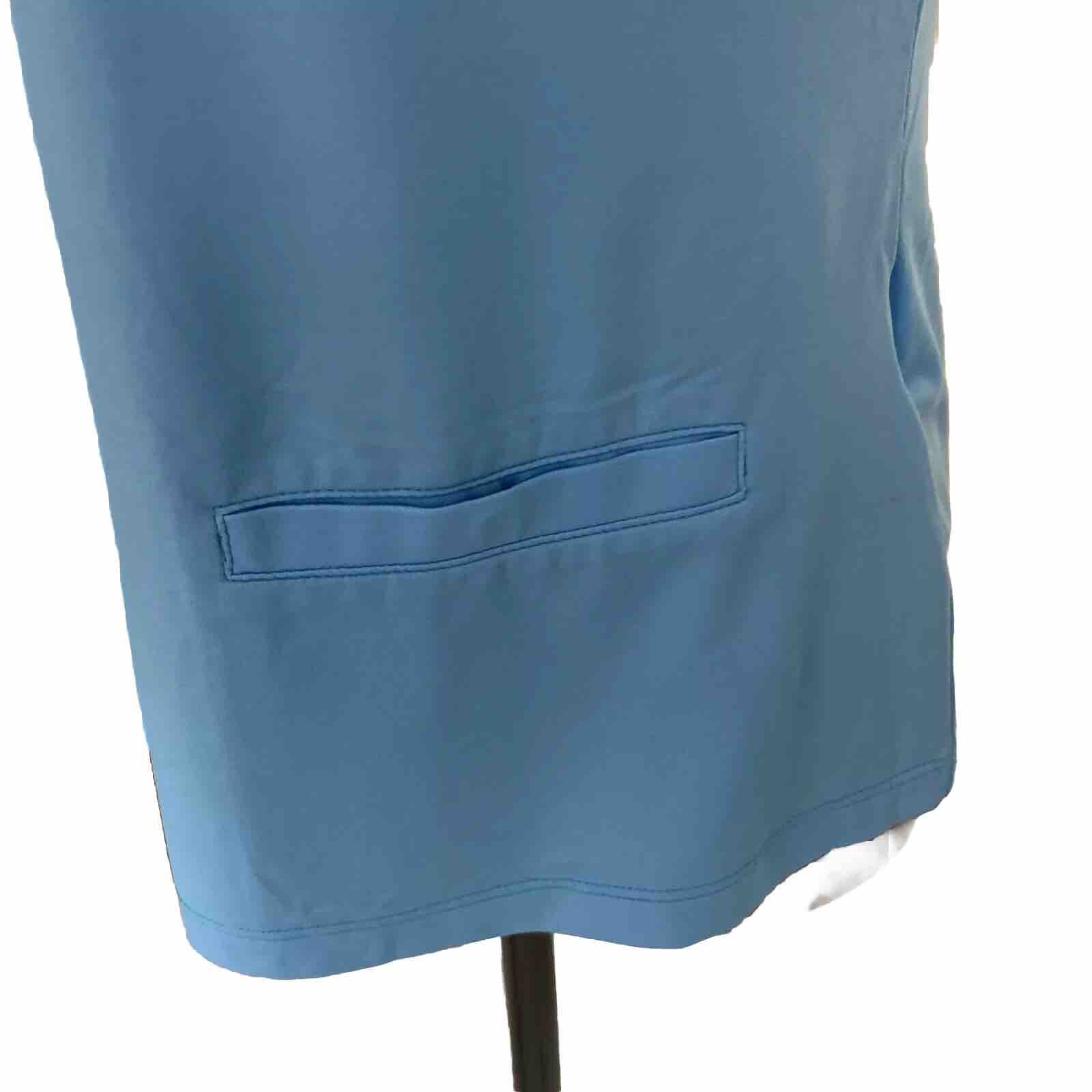 Bugatchi Athletic Top Size L Across Chest 19 In. L 24.5 In. Women Pkt Blue