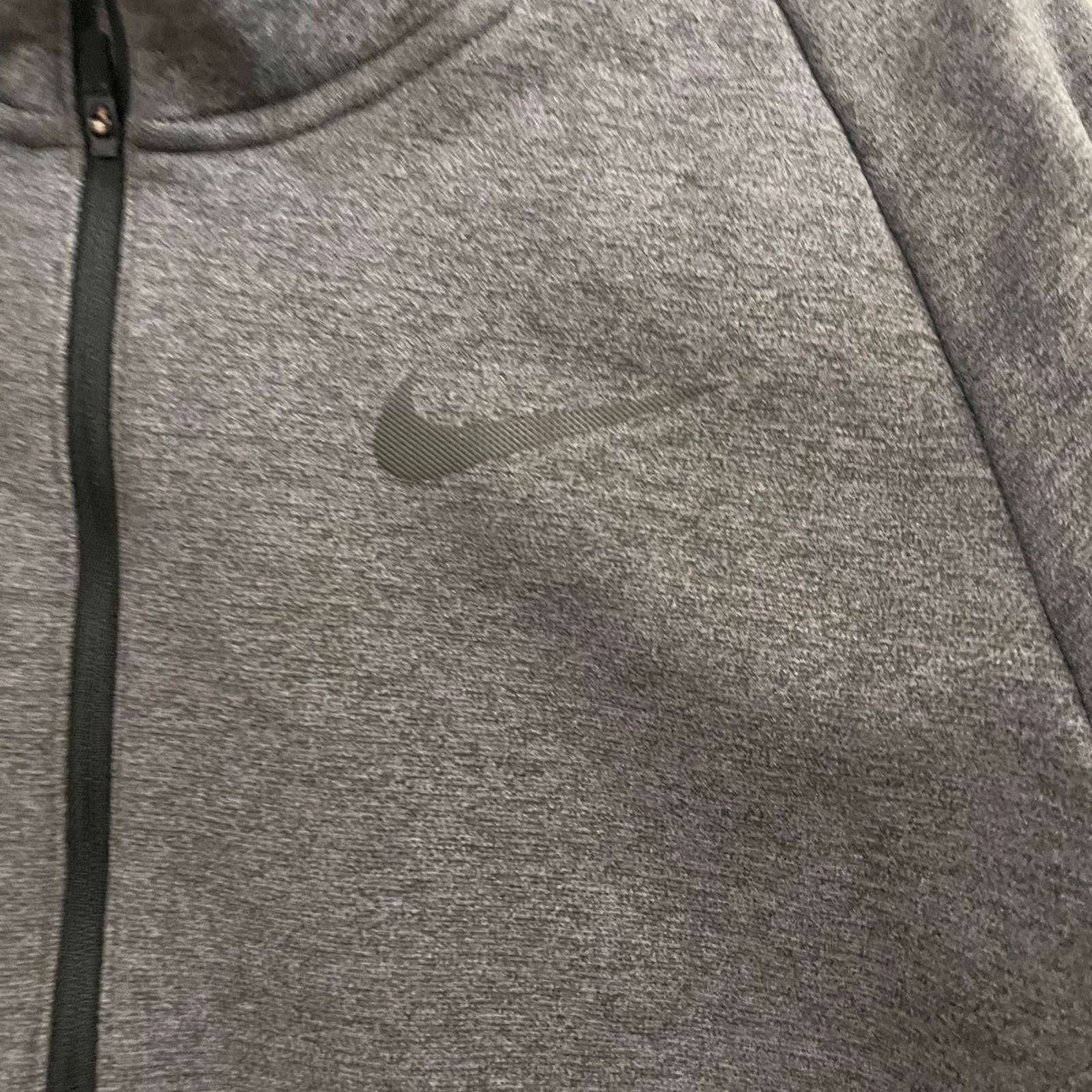 Nike Dri FIT Pullover Half Zip Gray Athletic Training Top sweatshirt unisex