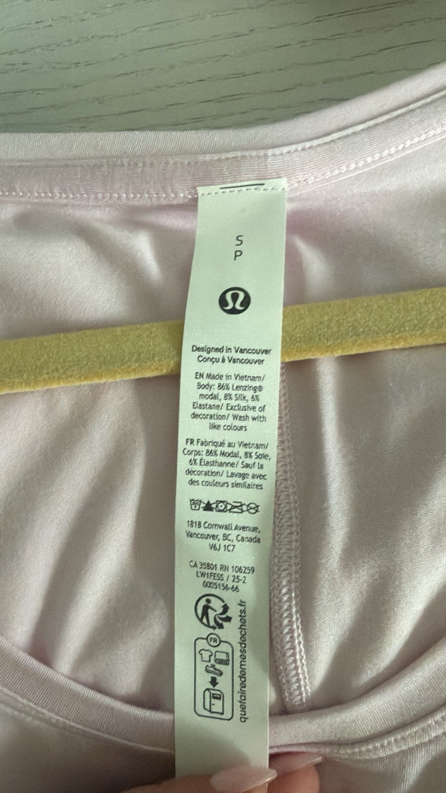 lululemon Small Modal-Silk Side-Slit Tank Top