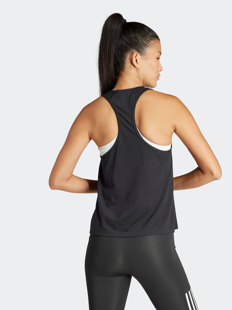 adidas Train Essentials Womens Racerback Tank Top Black S M L XL