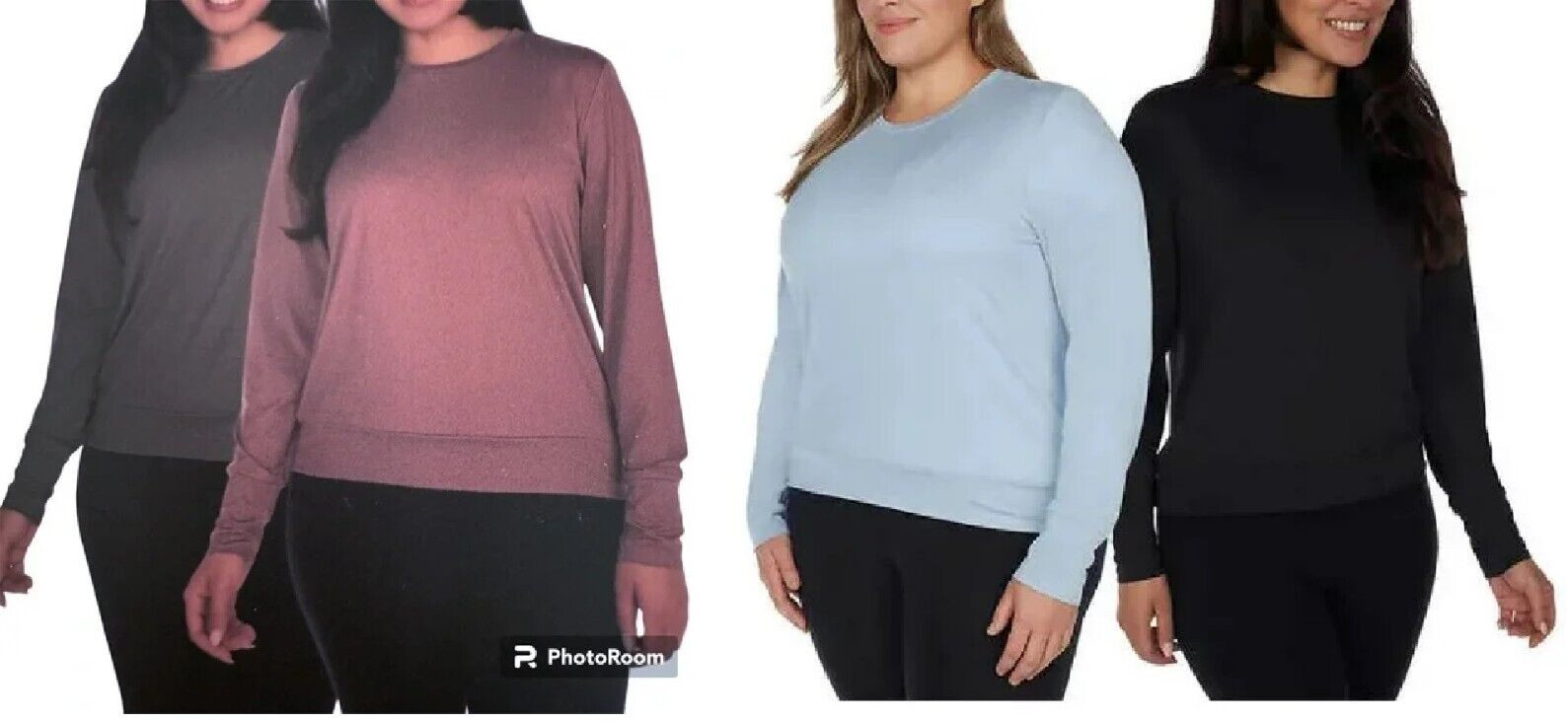Lukka Lux Ladies’ 2 Pack Long Sleeve Active Top Sz: Small