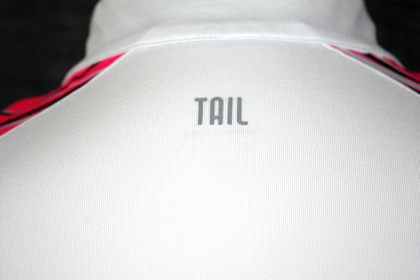 TAIL White Label Athletic Knit Top Plus 2X White Black Multi Color Block LS #03