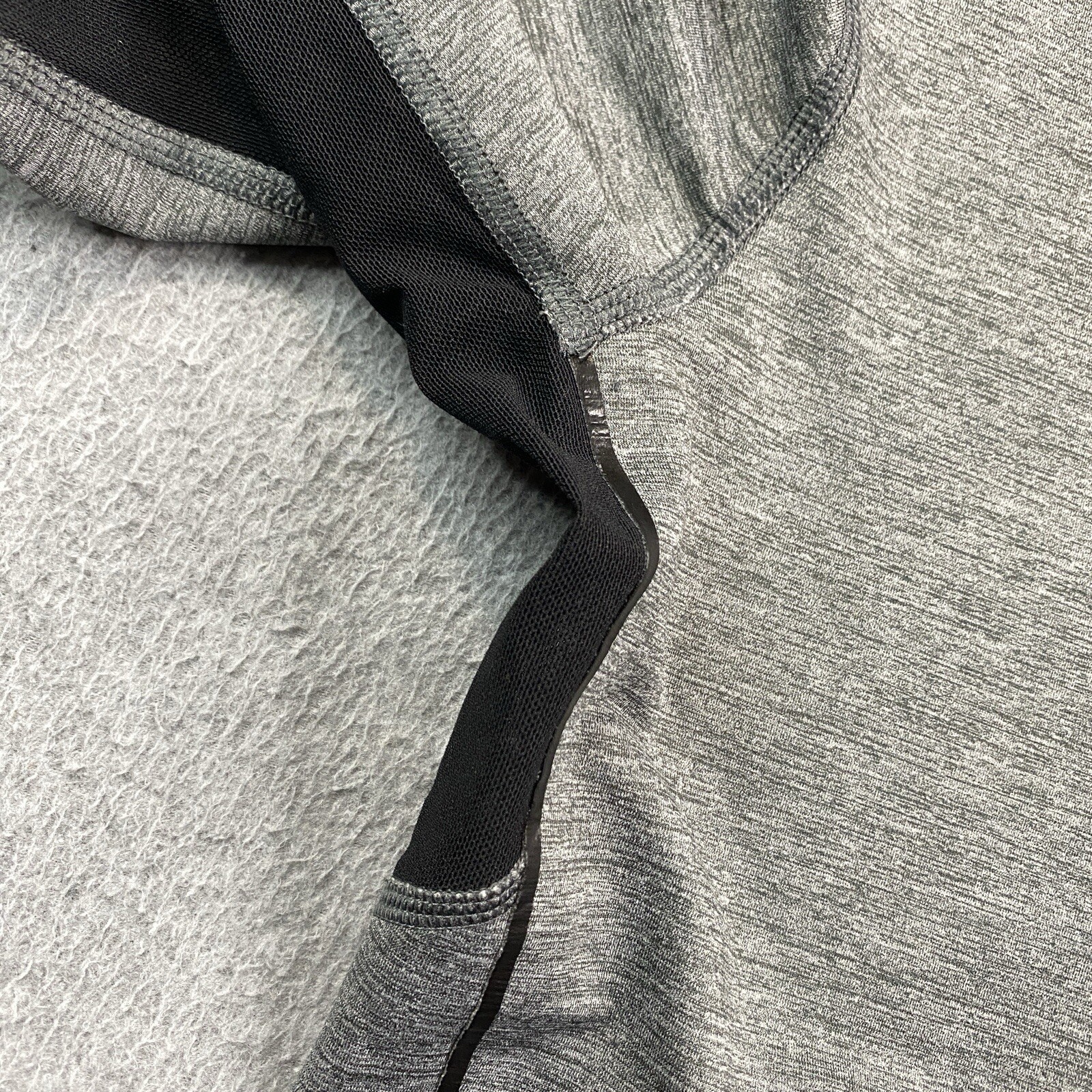 Nike Pro Sweatshirt Womens Medium HyperWarm 1/2 Zip Pullover Thumbholes Run Gym