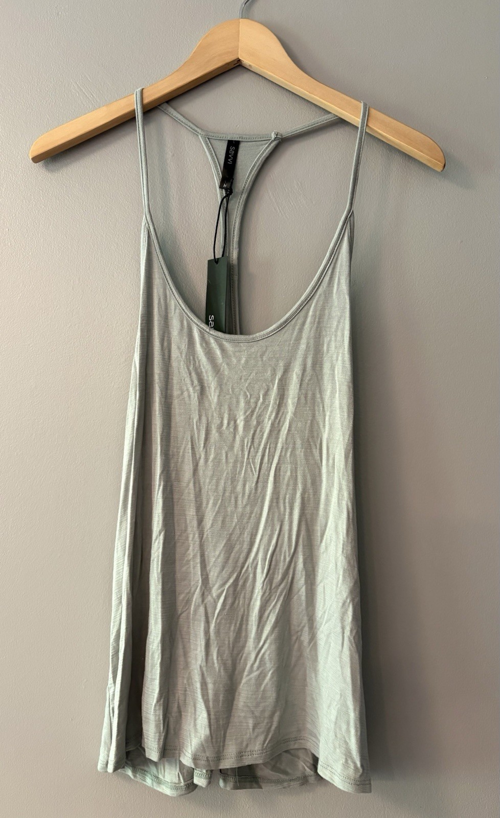 Savvi Women’s Hailey Tank In Light Green Size Medium NWT