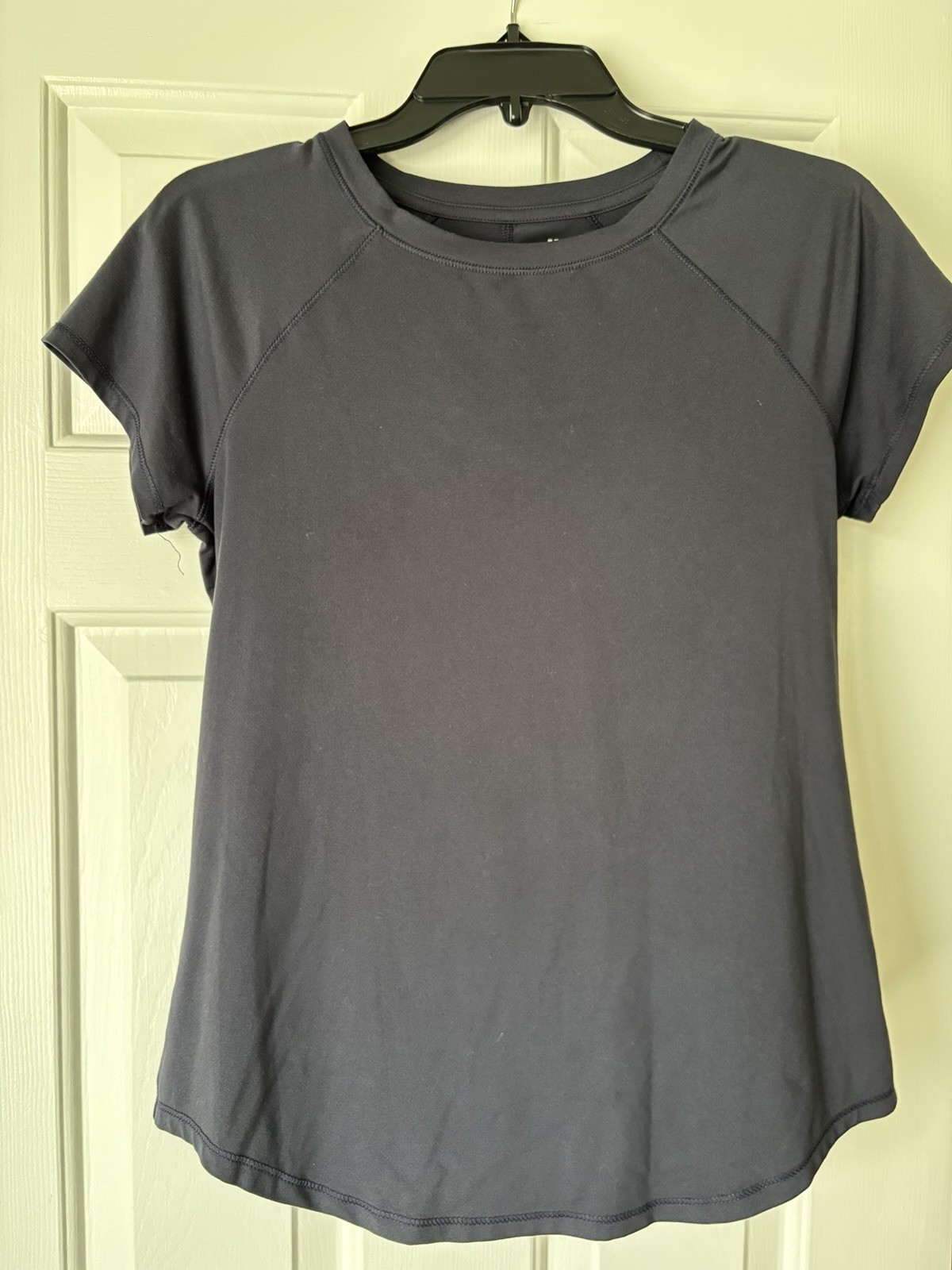 Sm T-shirt All In Motion Women’s Charcoal/Black Moisture Wicking Short Sleeve