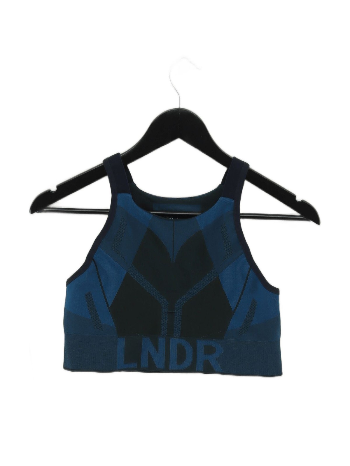 LNDR Women’s T-Shirt L Blue Polyamide with Polyester, Elastane Basic