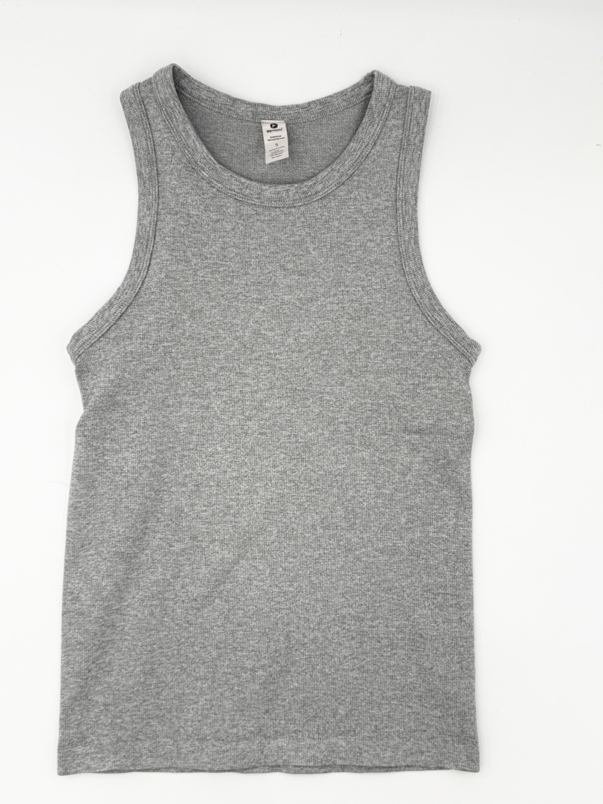 90 Degree by Reflex Womens Tank Top Sz S Gray Sleeveless Activewear Workout