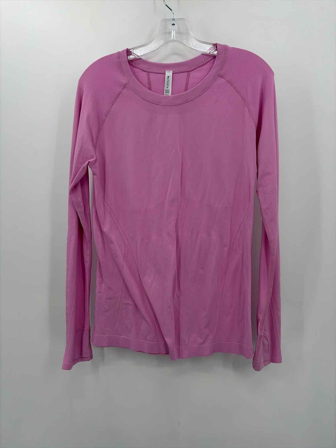 Pre-Owned Athleta Pink Size Medium Athletic Long Sleeve