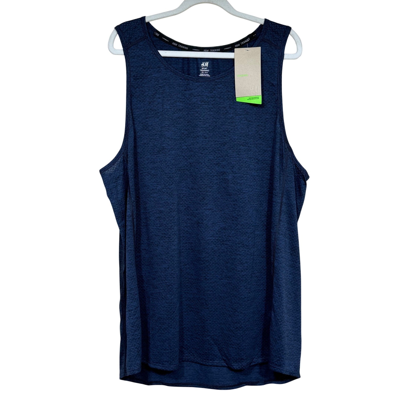 H&M Sport Training Athletic Tunic Top Navy Large