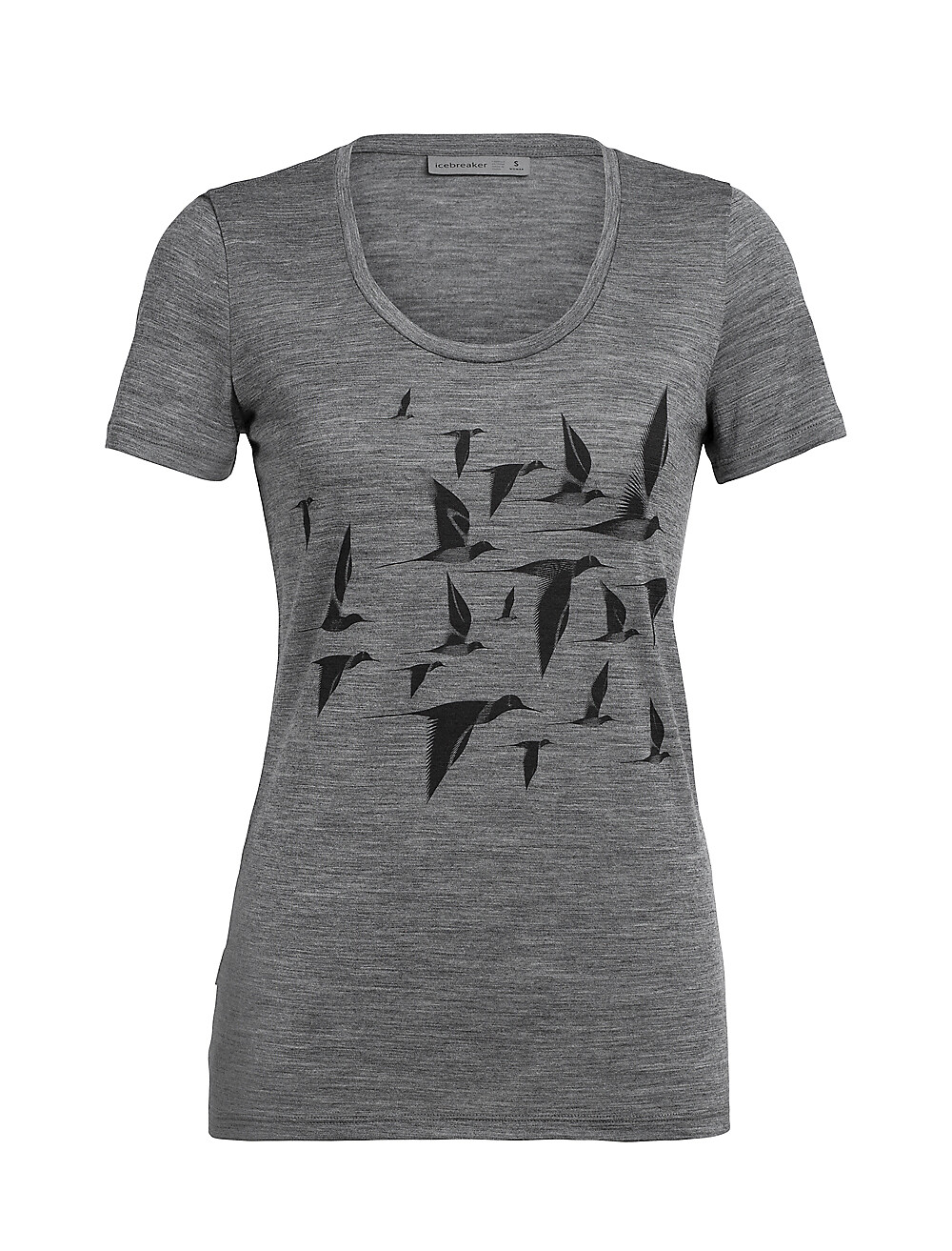 ICEBREAKER – Tech Lite Short Sleeve Scoop Poaka Women’s – 150gsm Merino Wool