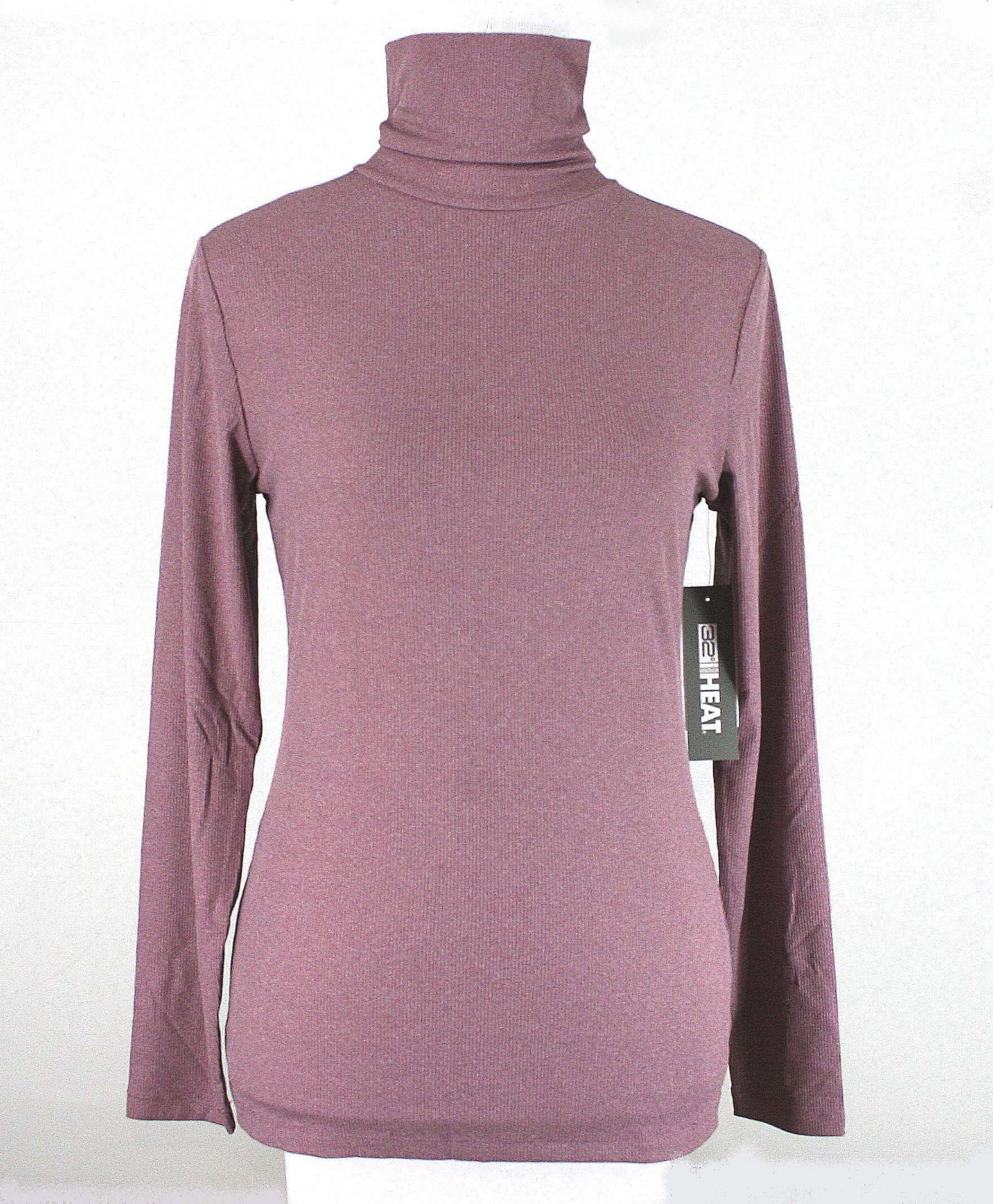 32 Degrees Heat Women Turtle Neck Long Sleeve Micro Ribbed S,M,L,XL,2XL
