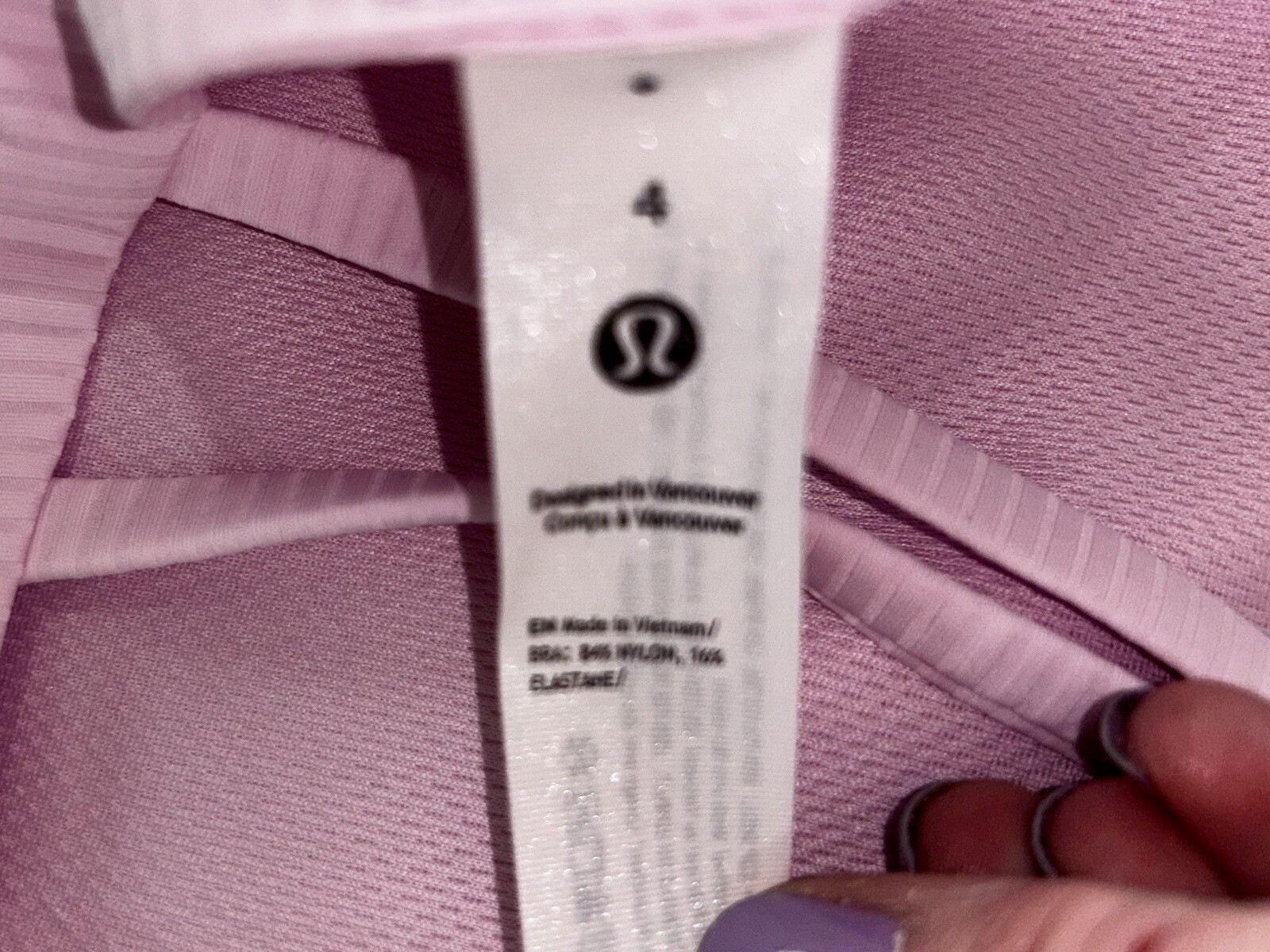 NWT💎 LULULEMON💎SIZE 6💎LIKE A CLOUD BRA/B-C CUP💎MEADOWSWEET PINK💎COMFORTABLE