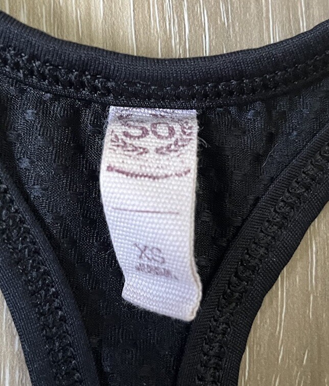 SO Black Athletic Lightweight Racerback Tank Women’s XS