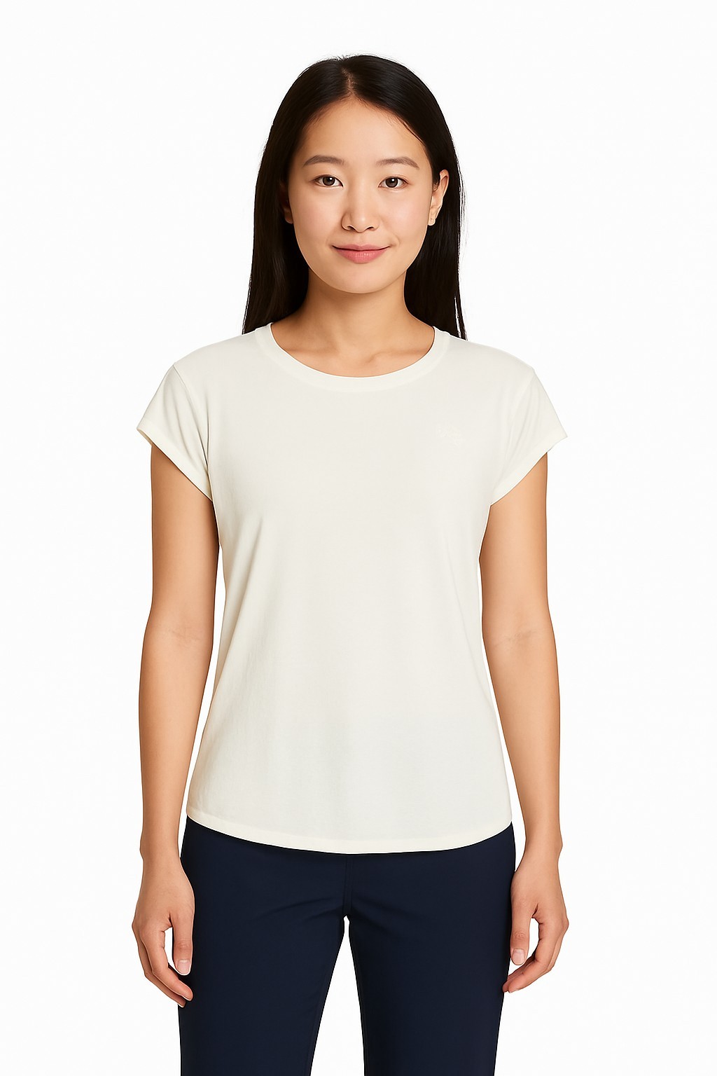 The NORTH FACE Women’s Wander Slitback Short Sleeve Gardenia White, X-Small