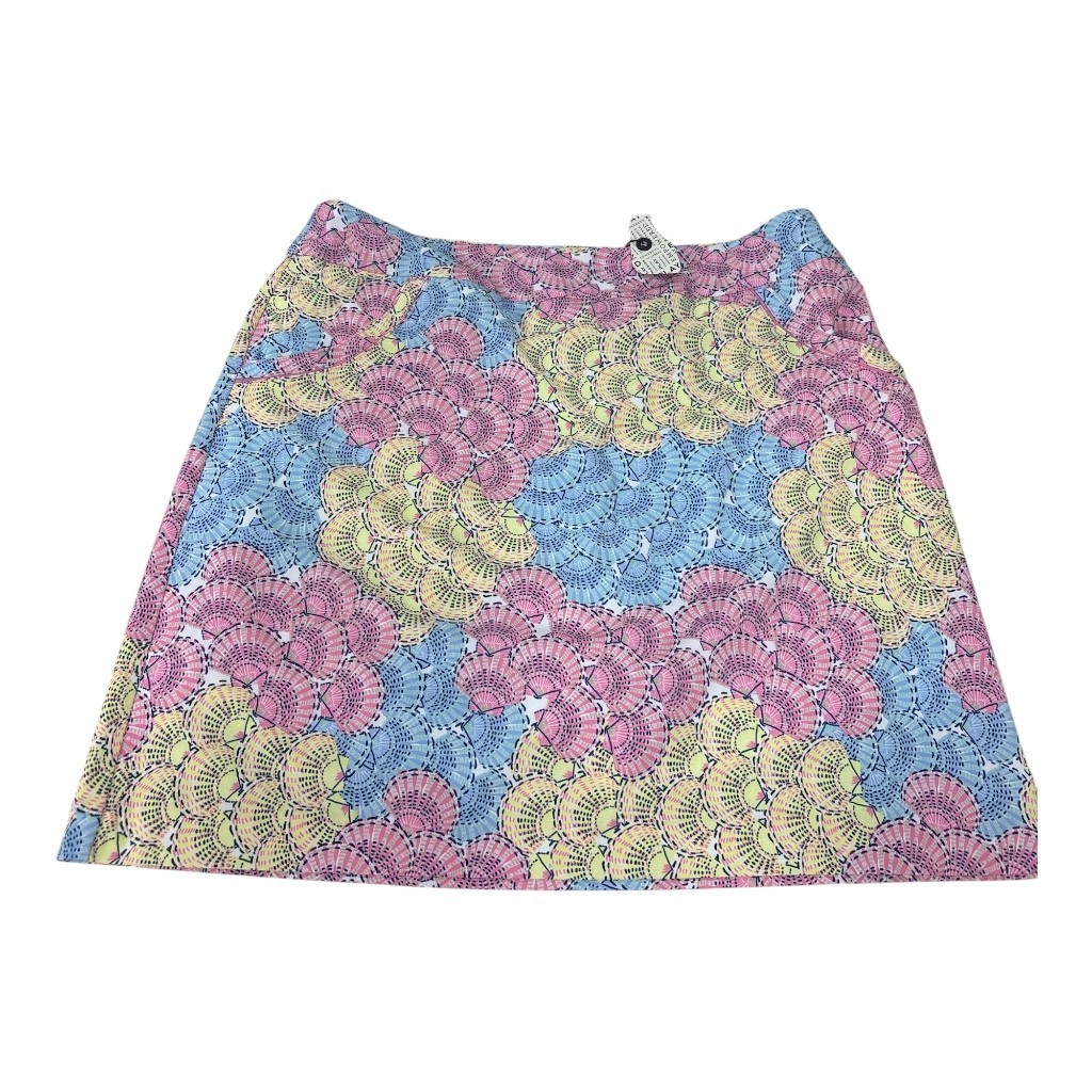 NWT WOMEN’S EP NEW YORK GOLF SKIRT/SKORT – Medium – Blue Pink Yellow Shell