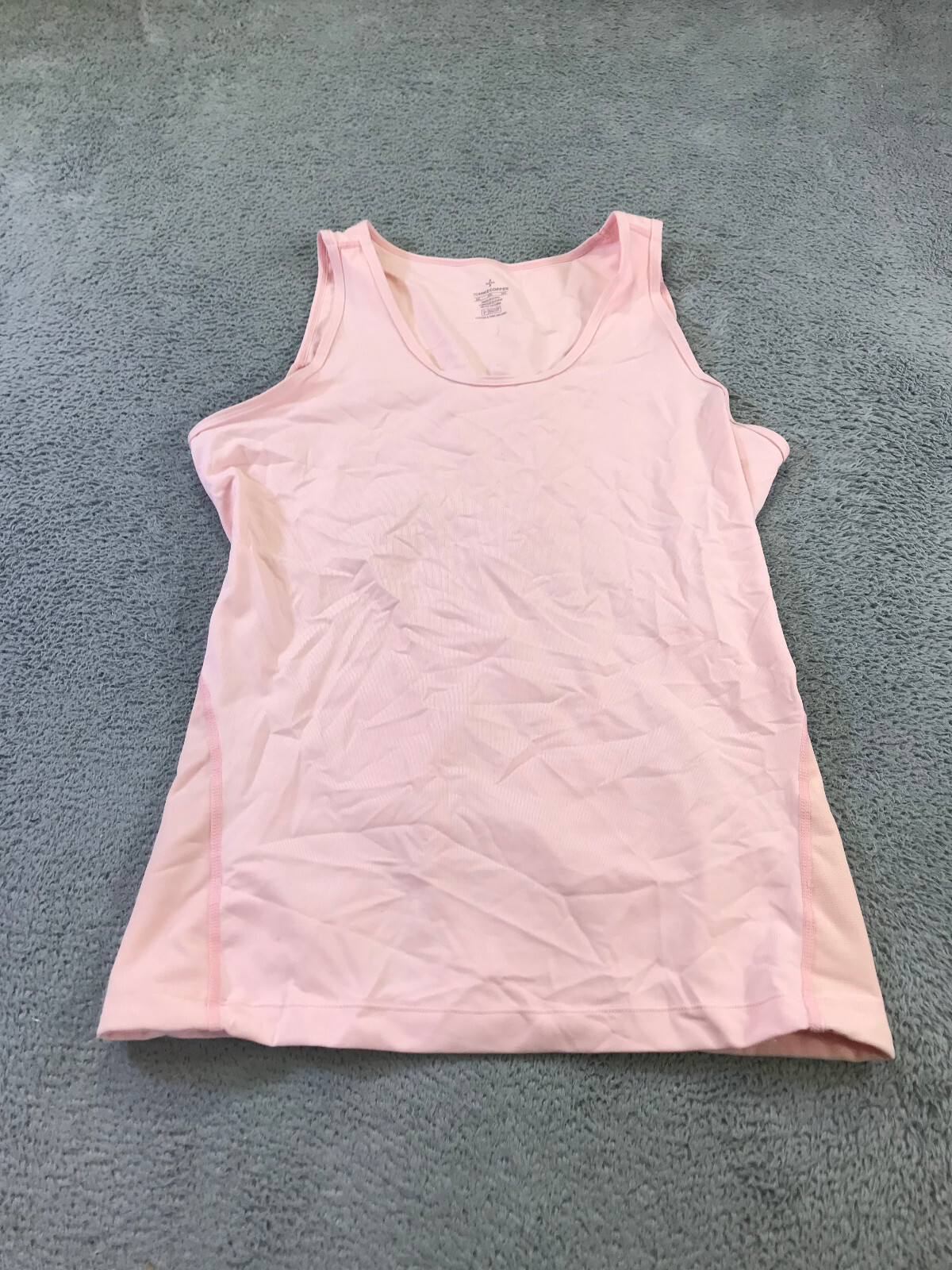 Tommie Copper Shirt Womens 2XL XXL Lower Back Support Tank Top Pink Work Wear