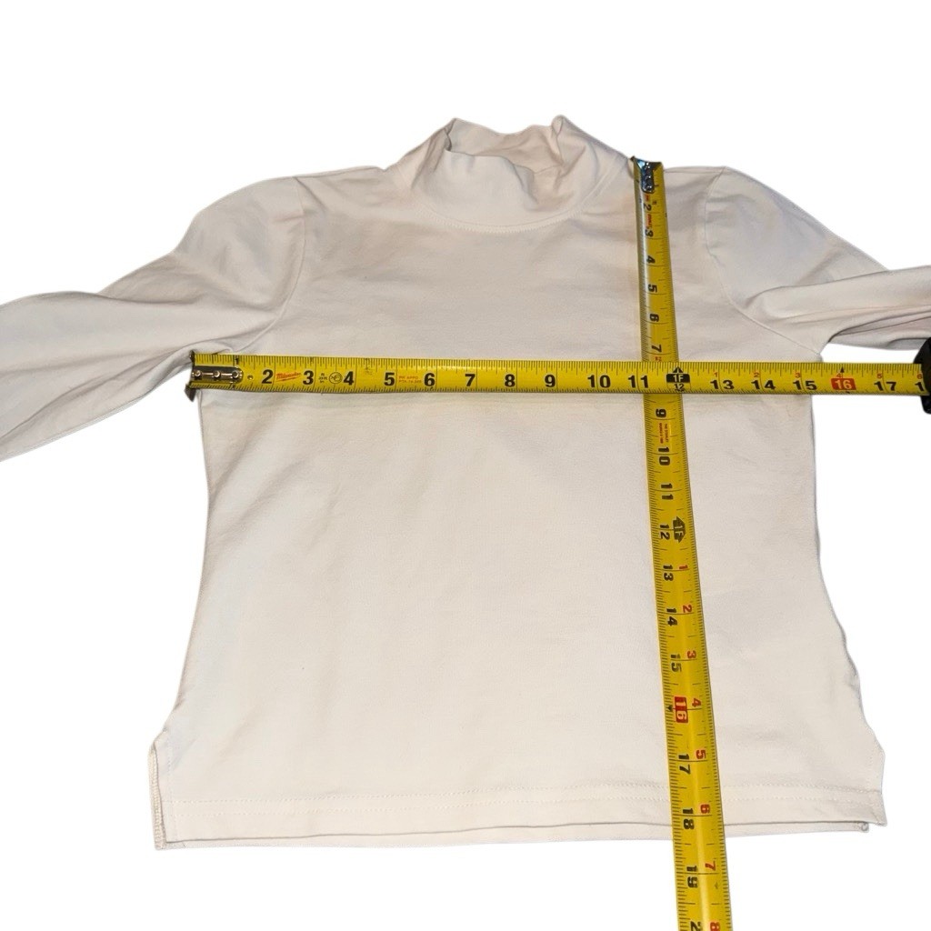 NWT The North Face Long Sleeve Evolution Fitted Small Gardenia White
