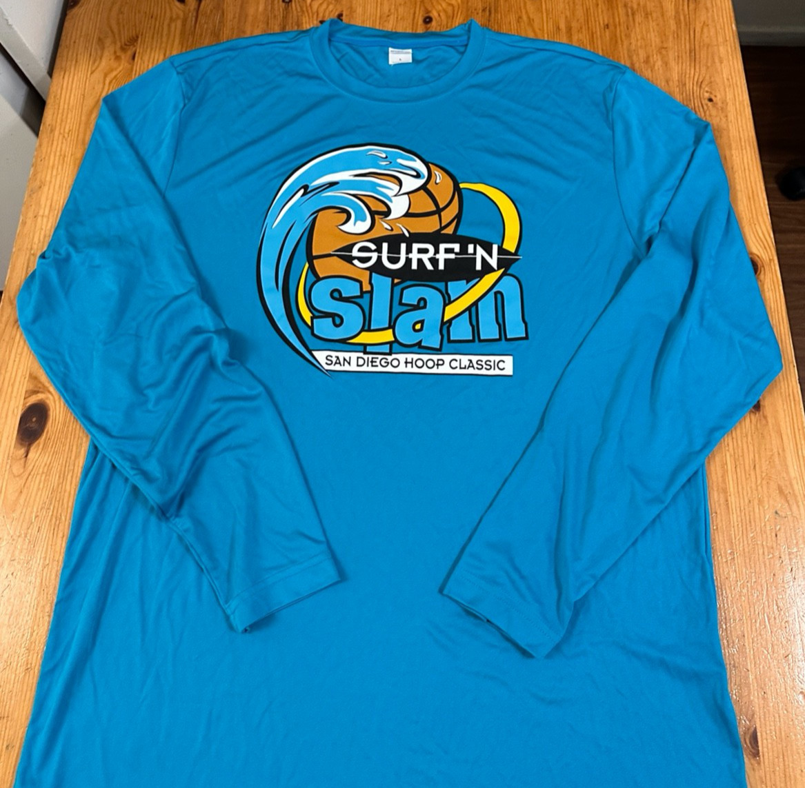 Sport-Tek Top long sleeve blue Surf size Large