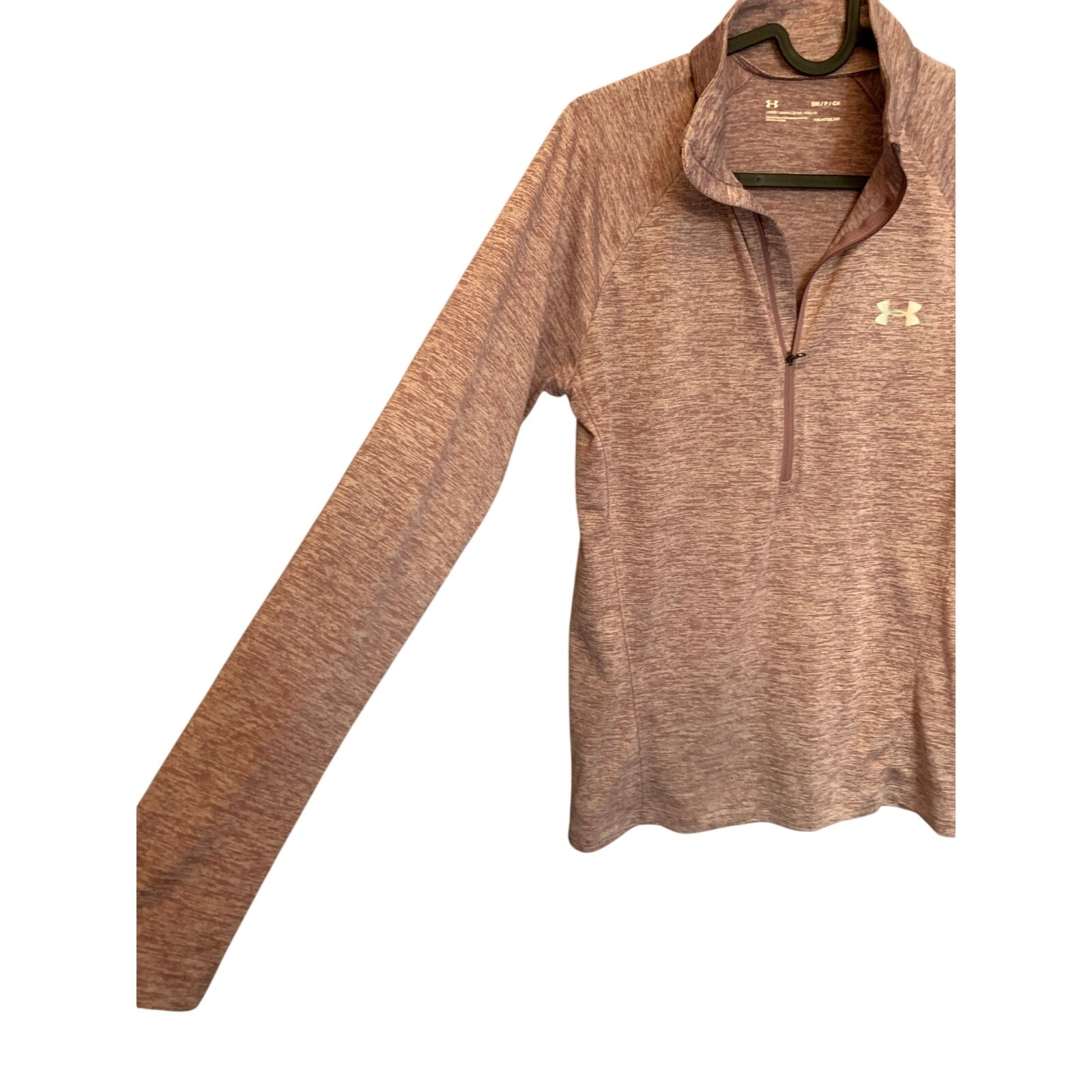 Under Armor Women’s Tech Half Zip Jacket Pullover Athletic Purple Burgundy SMALL