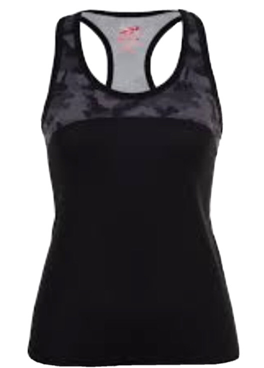 Headsweats Gear Performance Tee Tank Black Gray Camo Top Yoga Athleisure Gym L